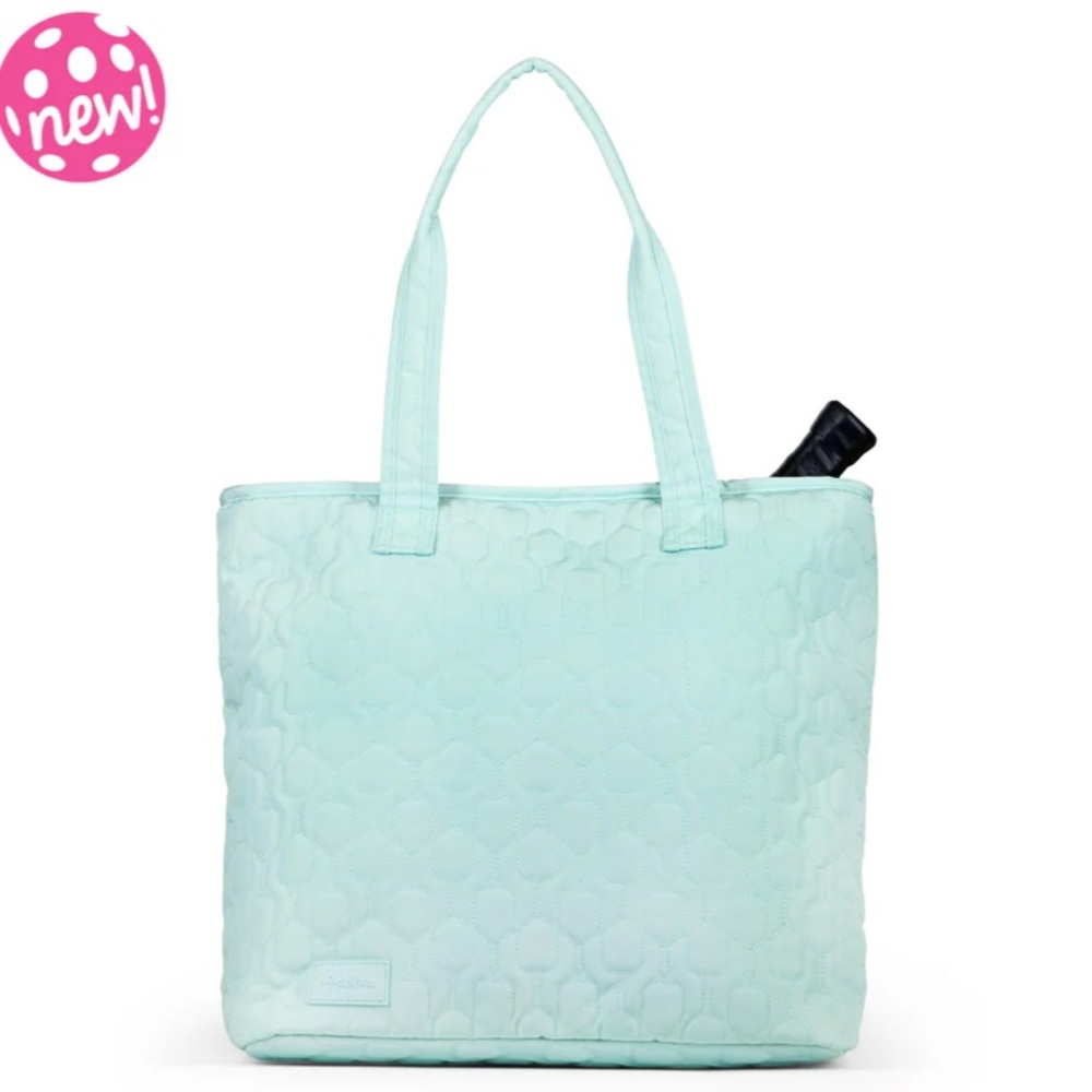 Ame & Lulu Light Blue tennis , pickleball , golf resort bag - Picture 3 of 14